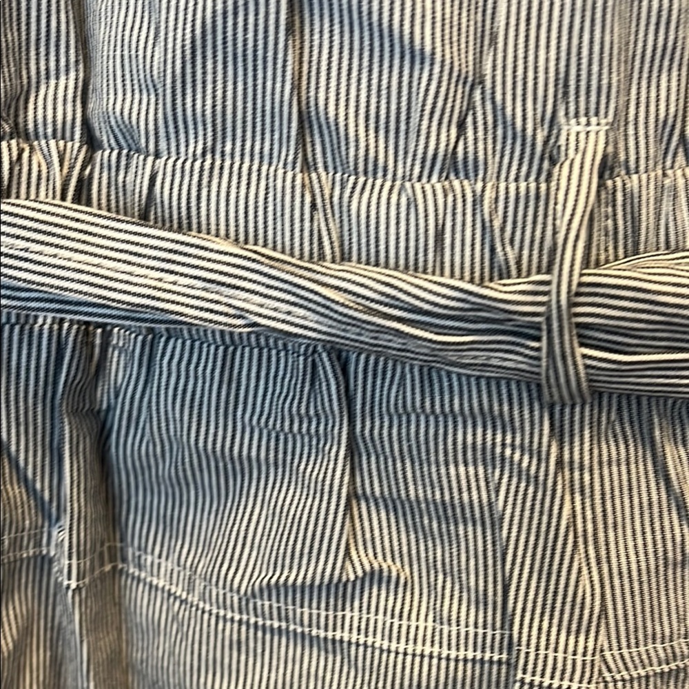 Gray Button-Up Romper - Picture 9 of 13